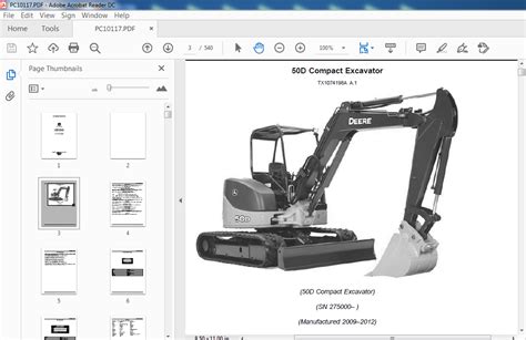 50d excavator|john deere 50d manual.